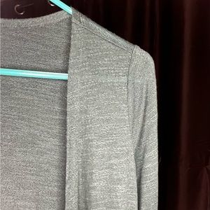 Dark green long cardigan